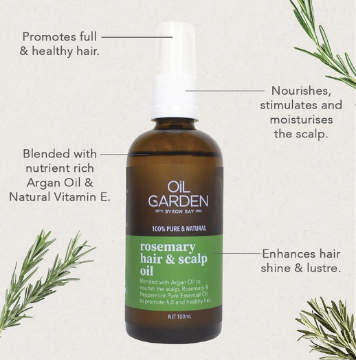 Rosemary Hair & Scalp Oil – 100mL